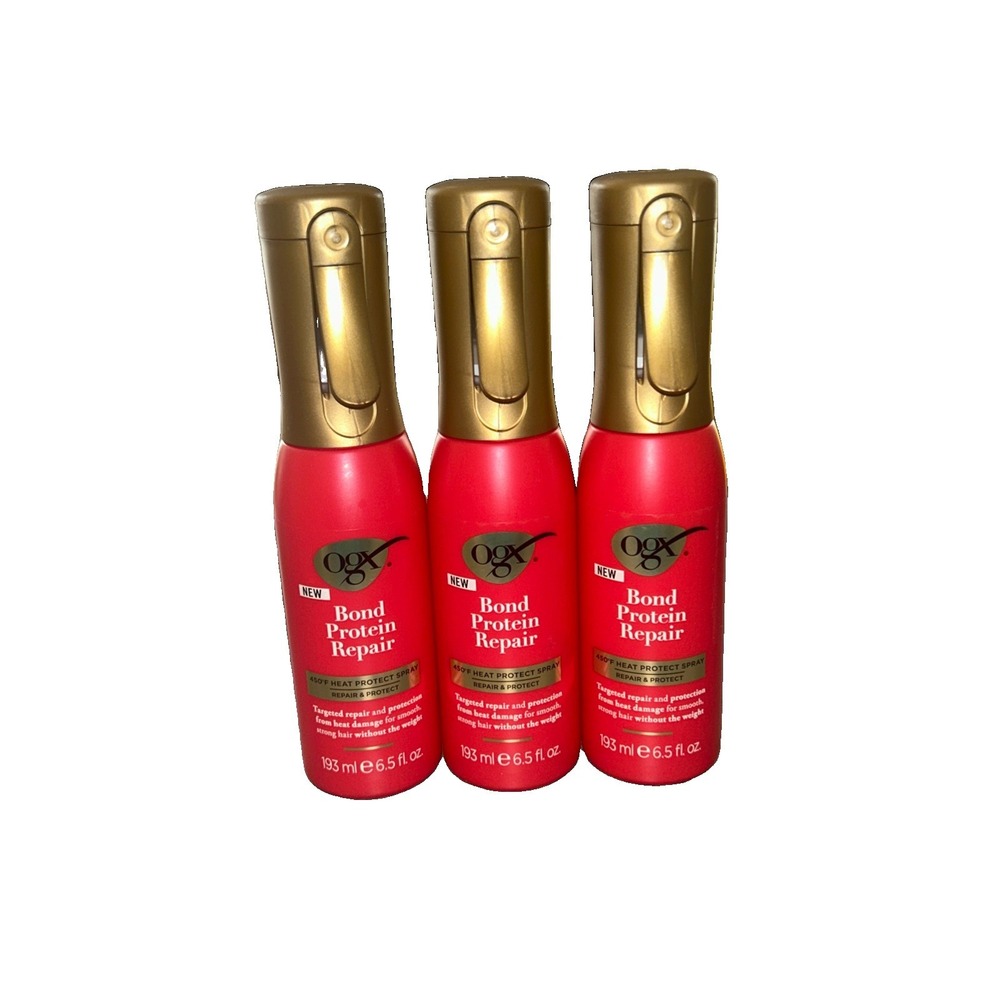 OGX Bond Protein Repair 450°F Heat Protect Spray, 6.5 fl oz